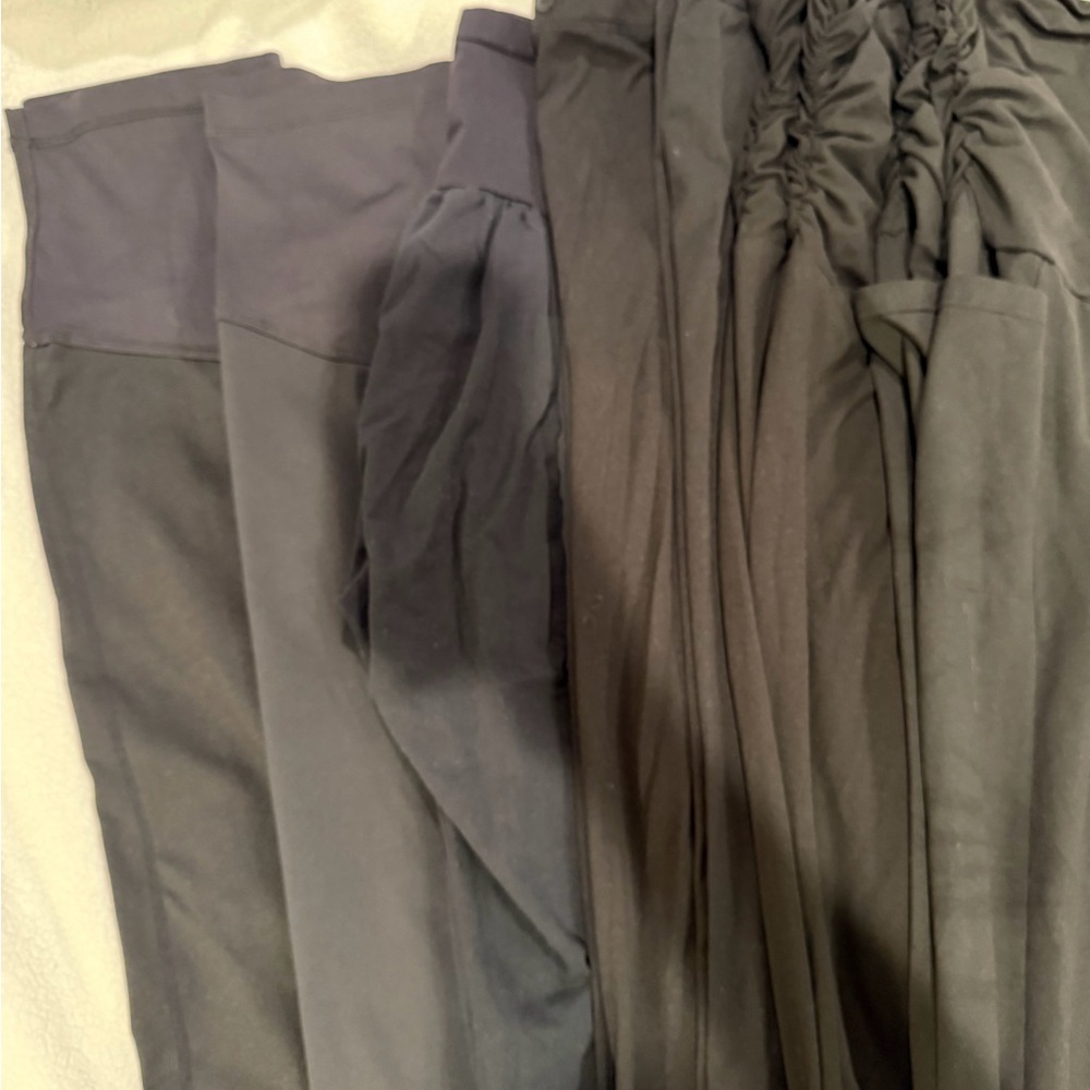 Maternity Pants Bundle: 9 pairs 

Large